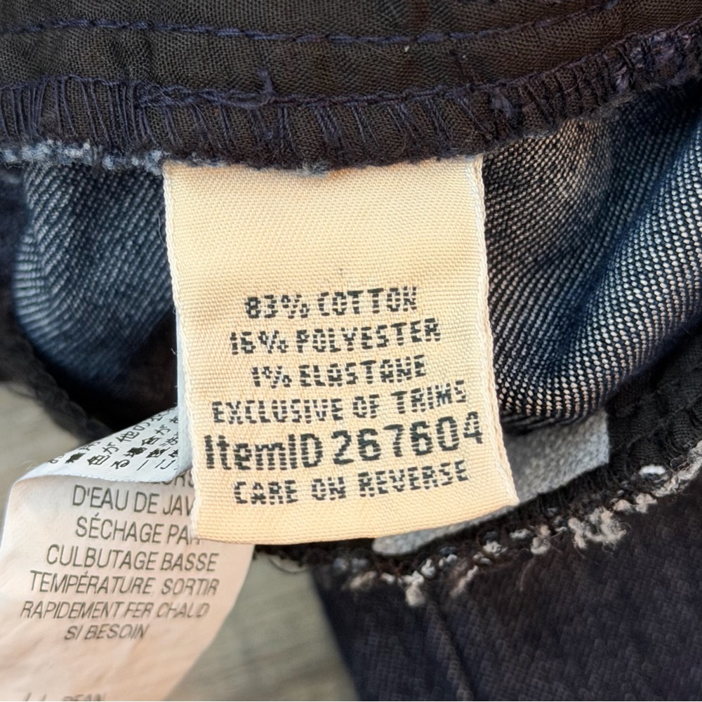 L.L.Bean Classic Fit Jean Women 6 Straight Denim Dark Blue Solid Chic Minimalist - Picture 11 of 13